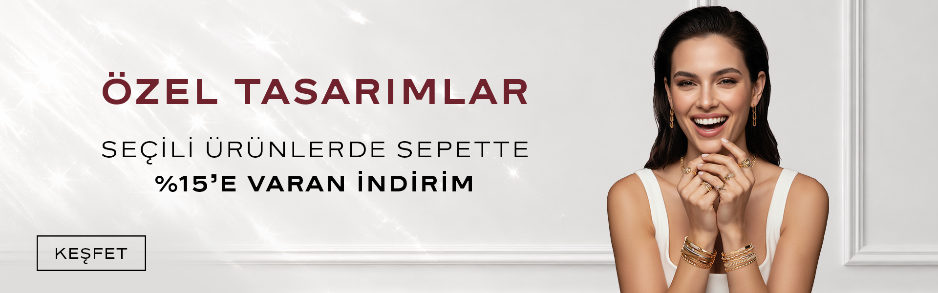 Seçili Ürünlerde Sepette %15’e Varan İndirim