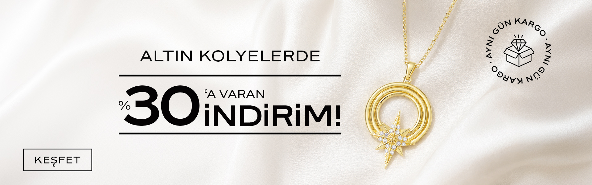 Altın Kolye %30a Varan Kampanya
