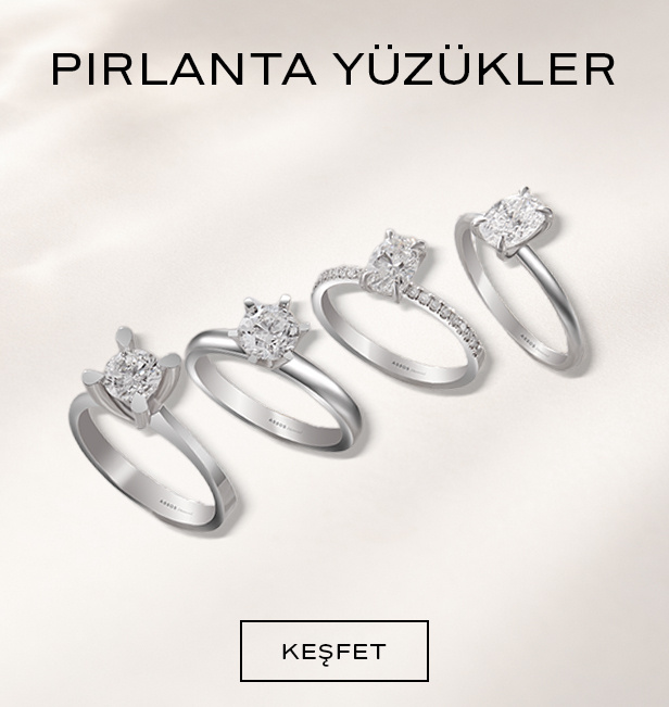 Pırlanta Tektaş Yüzükler