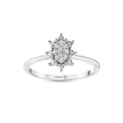 Pırlanta Lotus Yüzük