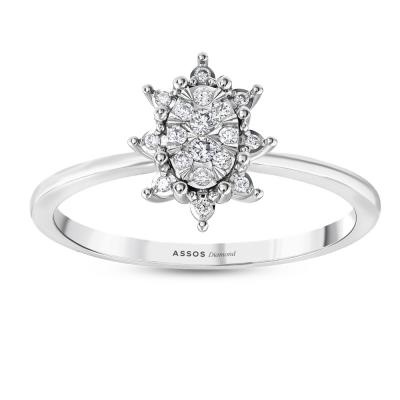 Pırlanta Lotus Yüzük