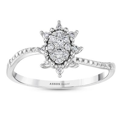 Pırlanta Lotus Yüzük