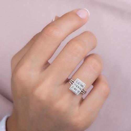 Baget Taşlı Pırlanta Yüzük