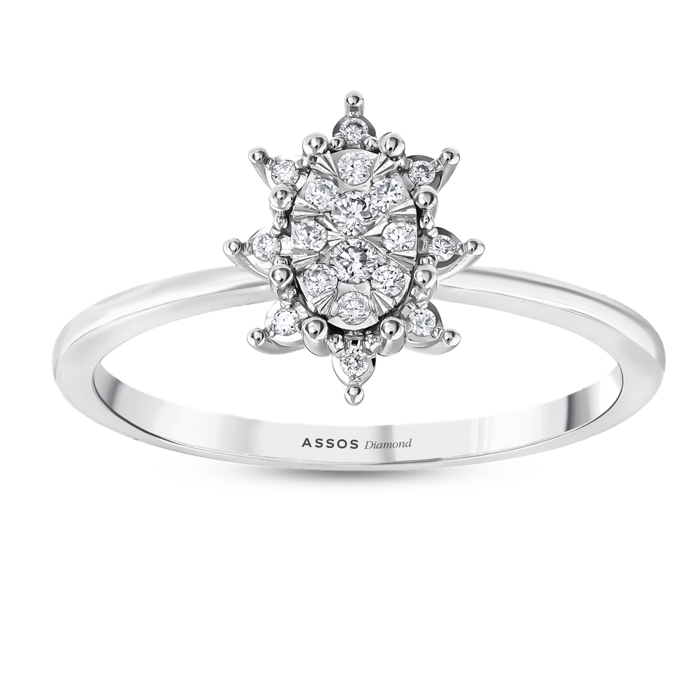 Pırlanta Lotus Yüzük