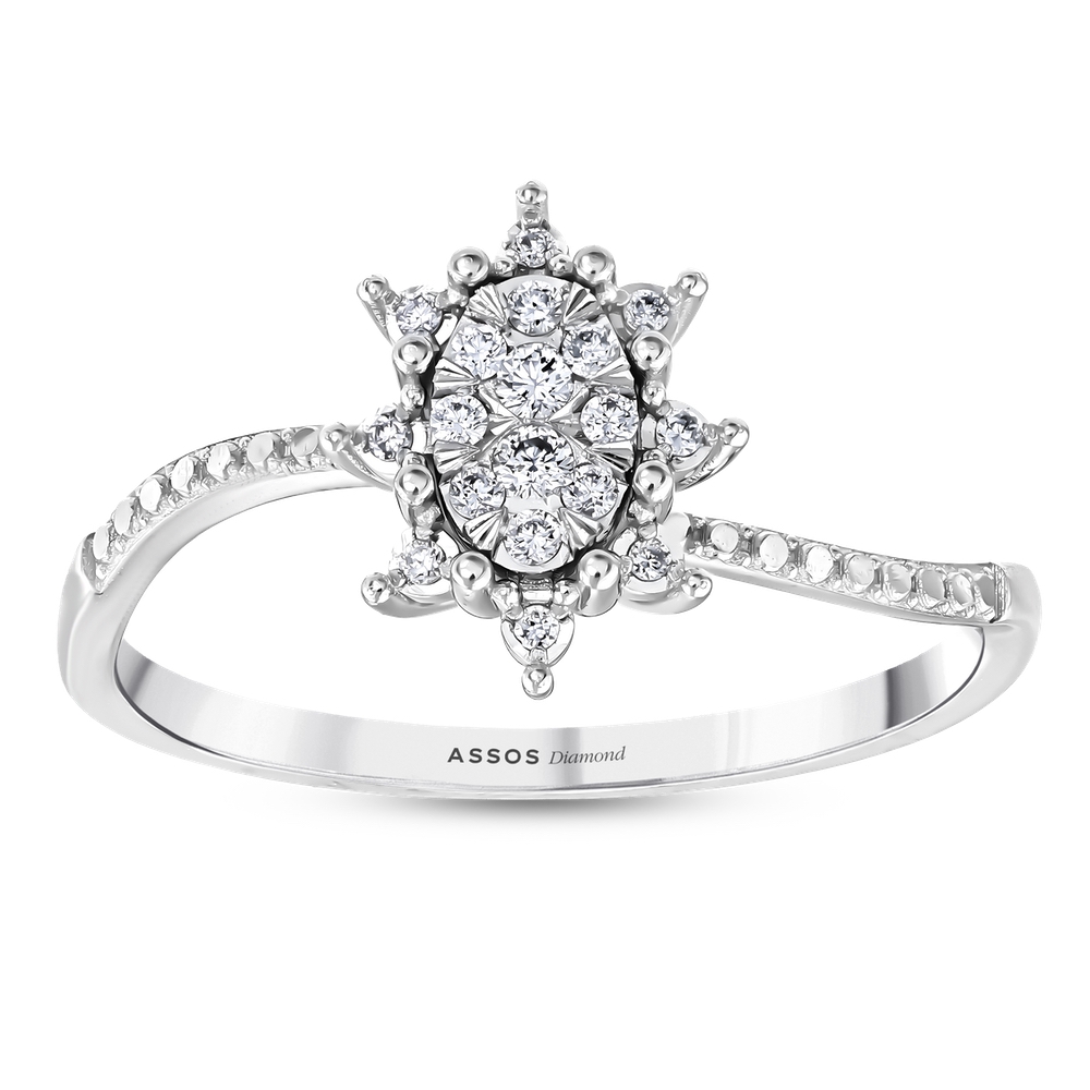 Pırlanta Lotus Yüzük